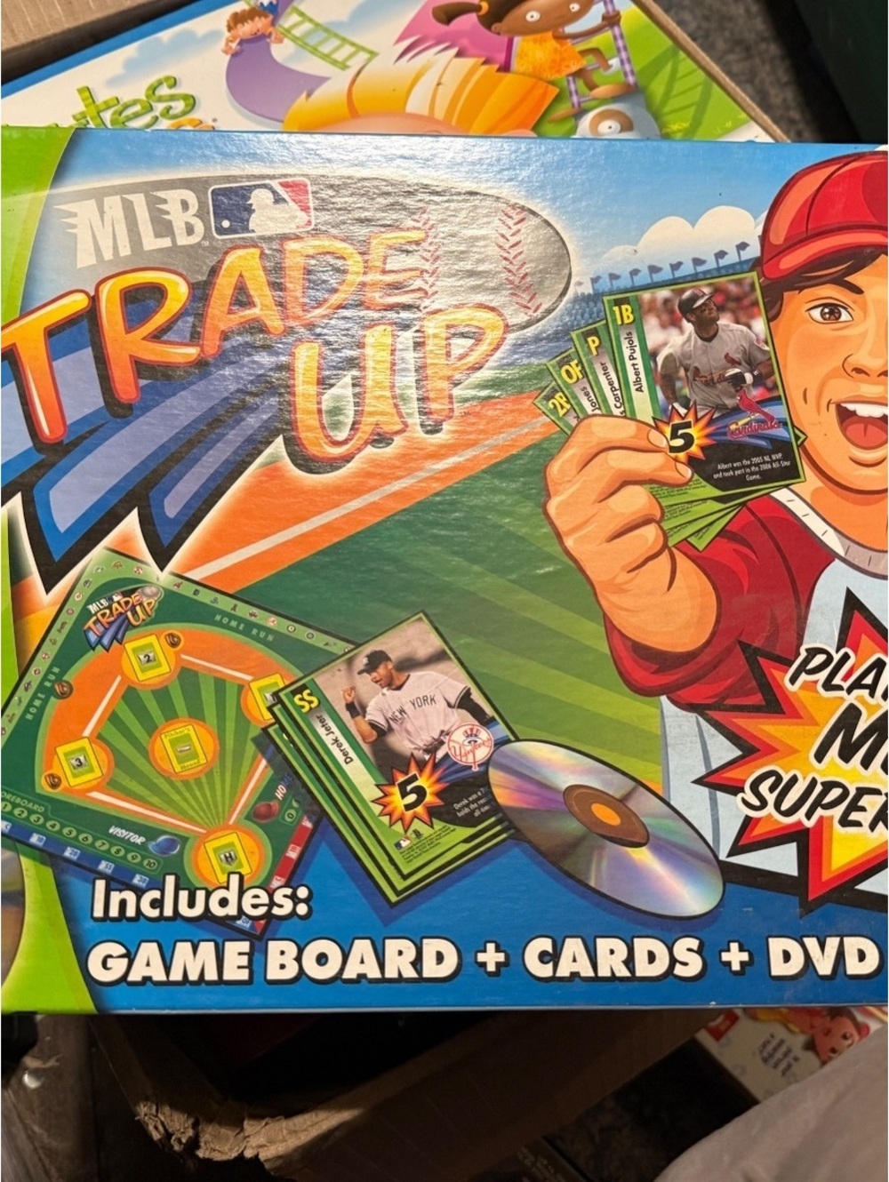 MLB Trade Up Board Game with Cards and DVD